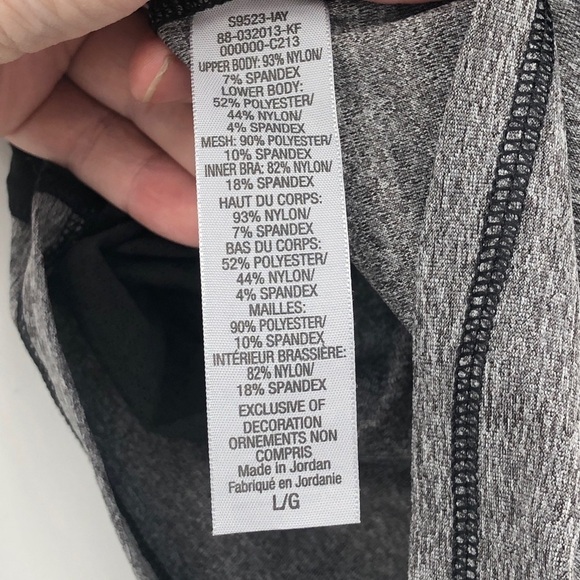 Champion black/gray tank top crisscross‎ strap L - Picture 9 of 10